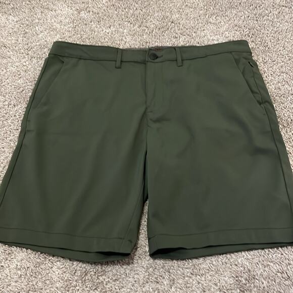 Mens Jachs NY Performance Tech Shorts 36 (2 pair) Poly Spandex Blue‎ Green Golf - Picture 5 of 16